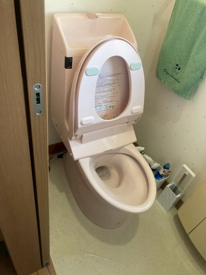 埼玉県さいたま市浦和区　トイレのつまり除去作業（便器脱着・薬剤清掃）の画像